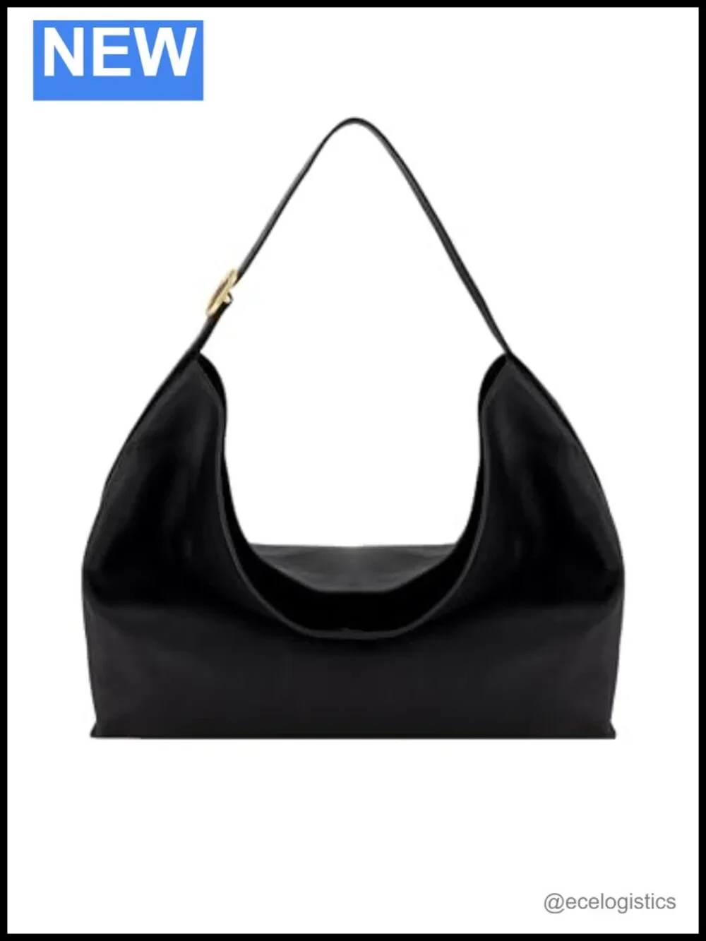 Large Leather Hobo Bag with Adjustable Straps, Everyday Fashion Accessory